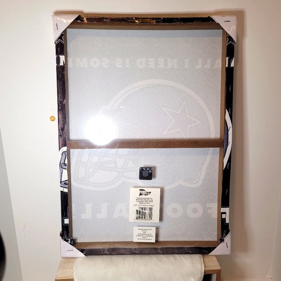 NFL Dallas Cowboys Canvas Wall Decor 11 X 18 For Man Cave, Dorm, Living Room NEW - Picture 11 of 12